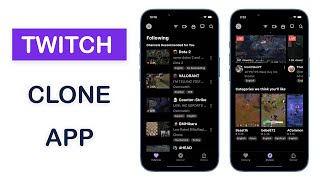 Flutter UI - Twitch Clone UI - Following - Discover - Browse - Streaming Detail Page - Speed Code screenshot 2