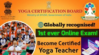 Become Certified #Yoga Teacher Staying at home through YCB, #AYUSH ministry 🇮🇳 #Online exam
