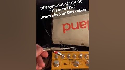 DIN to Trig Sync for Roland TR-606 and Behringer TD-3
