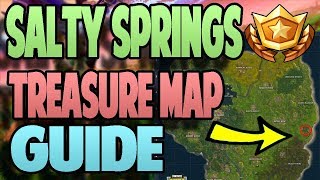 Fortnite - "Search the Treasure Map found in Salty Springs" LOCATION - Week 3 challenge!