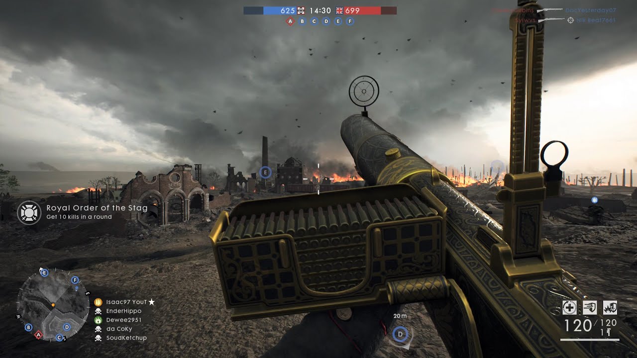 Battlefield 1: Conquest Assault gameplay (No Commentary)