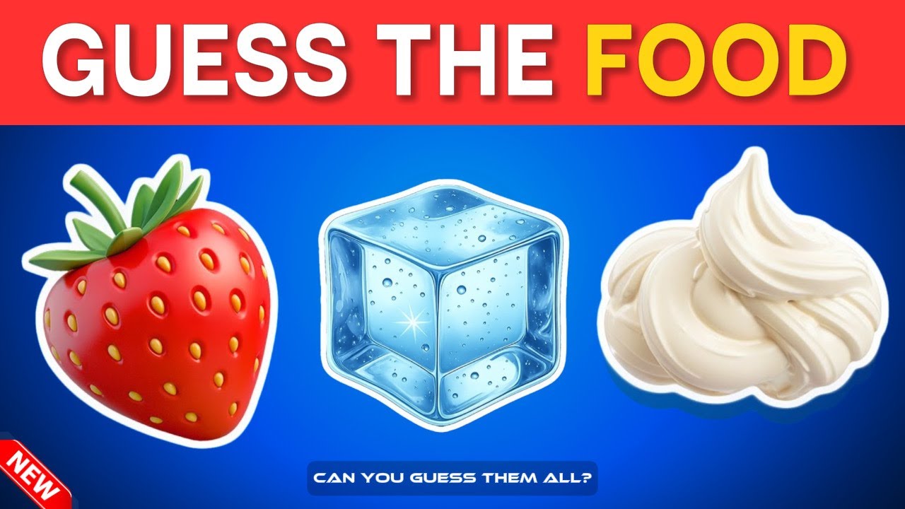 Guess The Food By Emoji 🍩 | Only Food Lovers Will Pass!