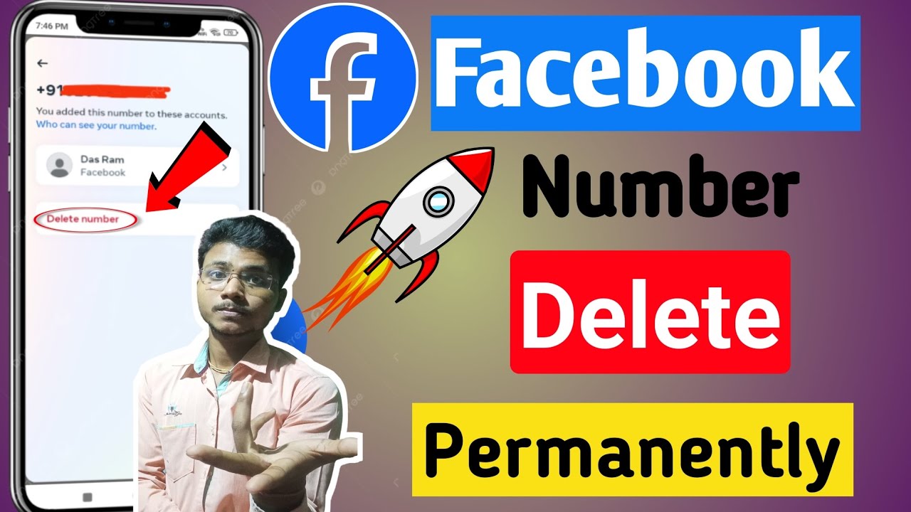 Facebook Number Delete Kaise Kare || How To Delete Facebook Number ...