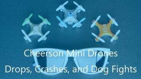 Half Chrome: Cheerson CX-10 Dog Fights, Crashes and Drops