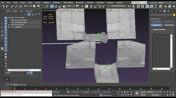3dsmax - Simple animation retarget using constraints