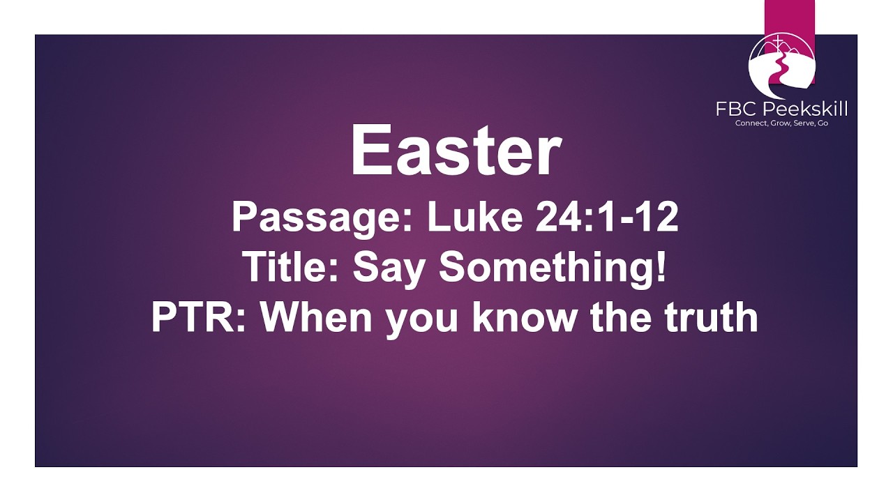 05 April 2026 First Baptist Church Peekskill Livestream