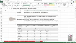 Función BDVARP Excel 2013: 31 de 449 (HD  HTML5-FLASH)