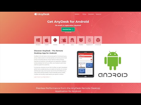 How to Install ANYDESK  in Android OS