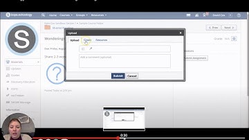 How to turn in share link on schoology