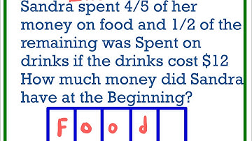 Fractions word problems using block model