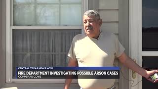 String of fires in Copperas Cove under investigation for possible arson