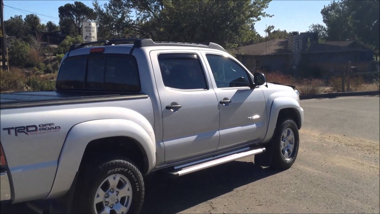 2012 Toyota Tacoma TRD OFF Road BakFlip G2, Westin side steps - YouTube