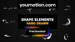 Cartoon Shape Elements Cartoon Animation Pack For AE/PR/DR | No-Cost Download