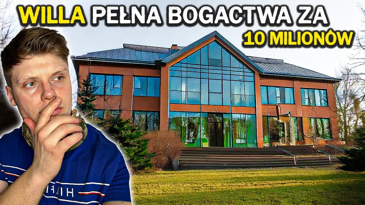ZNALAZŁEM WILLE ZA 10 MILIONÓW Z TAJNYMI POKOJAMI I UKRYTYM BUNKREM - Urbex POV