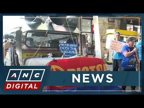 Jeepney drivers demand lower fuel taxes | ANC