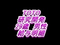 【給与明細】TOTO　研究開発　29歳男性