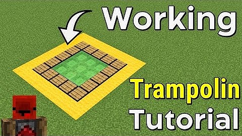Minecraft Jump Pad Tutorial