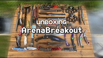 Ultimate Arena Breakout Game Weapon Crafts Unboxing！