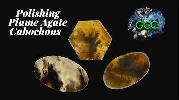 Polishing Plume Agate Cabochons | Gemstone Polishing #hitechdiamond #cabking