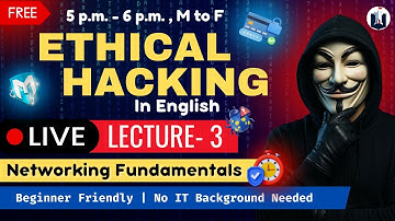 🔴 Live Ethical Hacking for Beginners |  Lecture - 3 | Full Course | White Fortress Security
