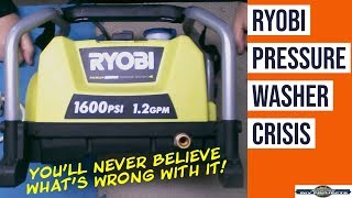 Repair a Ryobi Pressure Washer / How to fix an Electric Pressure Washer