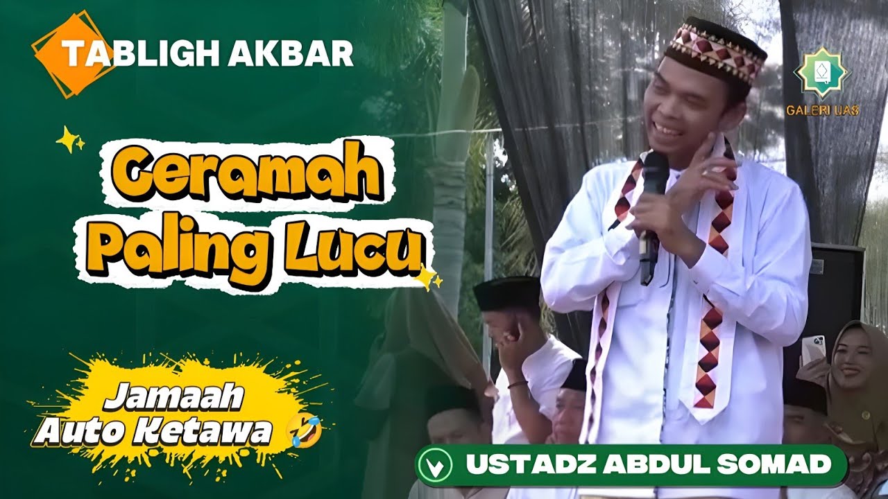 Bikin Ngakak! Ceramah Lucu Ustadz Abdul Somad, Jamaah Tertawa Lepas