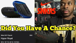 Nike Mind 001 Flyknit Hyper Royal Sold Out? - YouTube