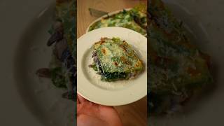 Welcome to PASTATUBE - Homemade spinach and mushroom Lasagna #lasagna #recipe #foodshorts