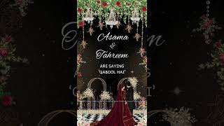 Baraat Invitation Card Design Using Canva