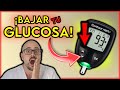 ¡Cómo BAJAR la GLUCOSA RÁPIDO! || ¡5 CONSEJOS que CAMBIARAN tu VIDA! || Diabetes y salud