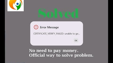 [Solved] Jeevan Pramaan CERTIFICATE_VERIFY_FAILED error.