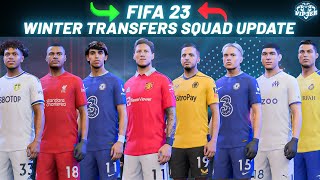 22/23 Winter Transfers Squad Update V2 For FIFA 23   Tutorial | TU6