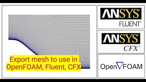 [ANSYS Fluent Tutorial] Export ANSYS Fluent mesh to use in OpenFoam (v2022R2)