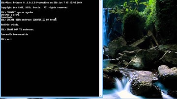 Criando usuário DBA no Oracle
