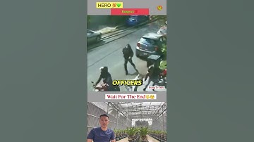 Quick Police Response Stops Broad-Daylight Robbery Attempt. #Hero #crime #InstantKarma #respect