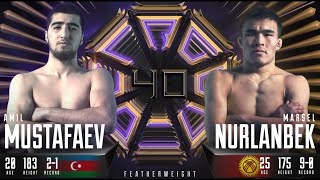 Амиль Мустафаев VS Марсель Нурланбек уулу. Задушил в первом раунде | OCTAGON 40