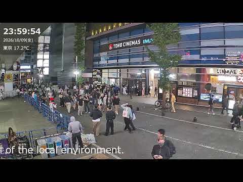 新宿・歌舞伎町 ライブカメラ 2026/10/09 00:00〜