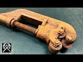 Totally Rusted Pipe Cutter Restoration - Tool Restoration