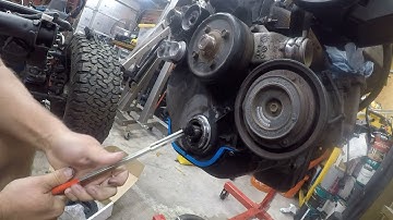Jeep TJ Build - Jeep 53 - Replacing the front crank seal and harmonic balancer