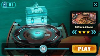 Tiny Robots Recharged Level 26 || Stuck At Home || Walkthrough Solution.