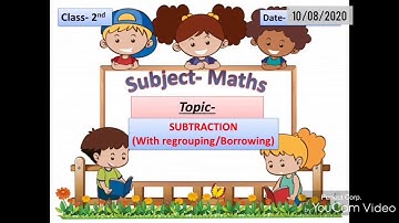 Class-2nd || Maths ||subtraction with regrouping or borrowing( part-1) || pg-40