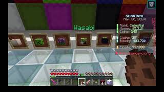 Harvesting a growstation and a bush in Minecraft, PyroFarming