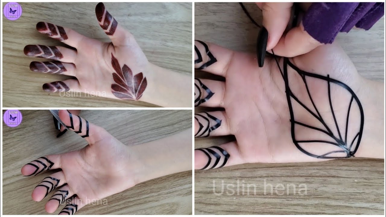 حنه شرائط سودانية لليد use the tape to make this unique😍 Sudanese Henna