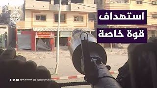 القسام تنشر.. استهداف قوة خاصة اثناء تحصنها في أحد المباني