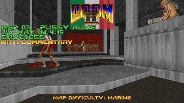 (Doom II) Italo Doom: Map 03 - "Meow" Alive (UV-Max in 4:15) [w/ Commentary]