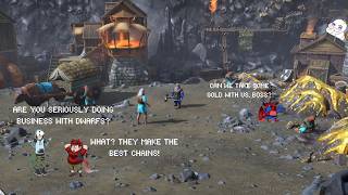 A blacksmithing challenge between dwarfs, what could possibly go wrong? (AoM:R, The Golden Gift)