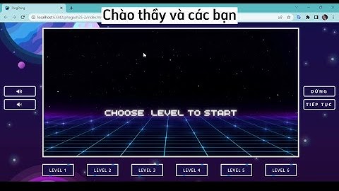 Demo Game PingPong - Phạm Hoàng Quân - 20130373