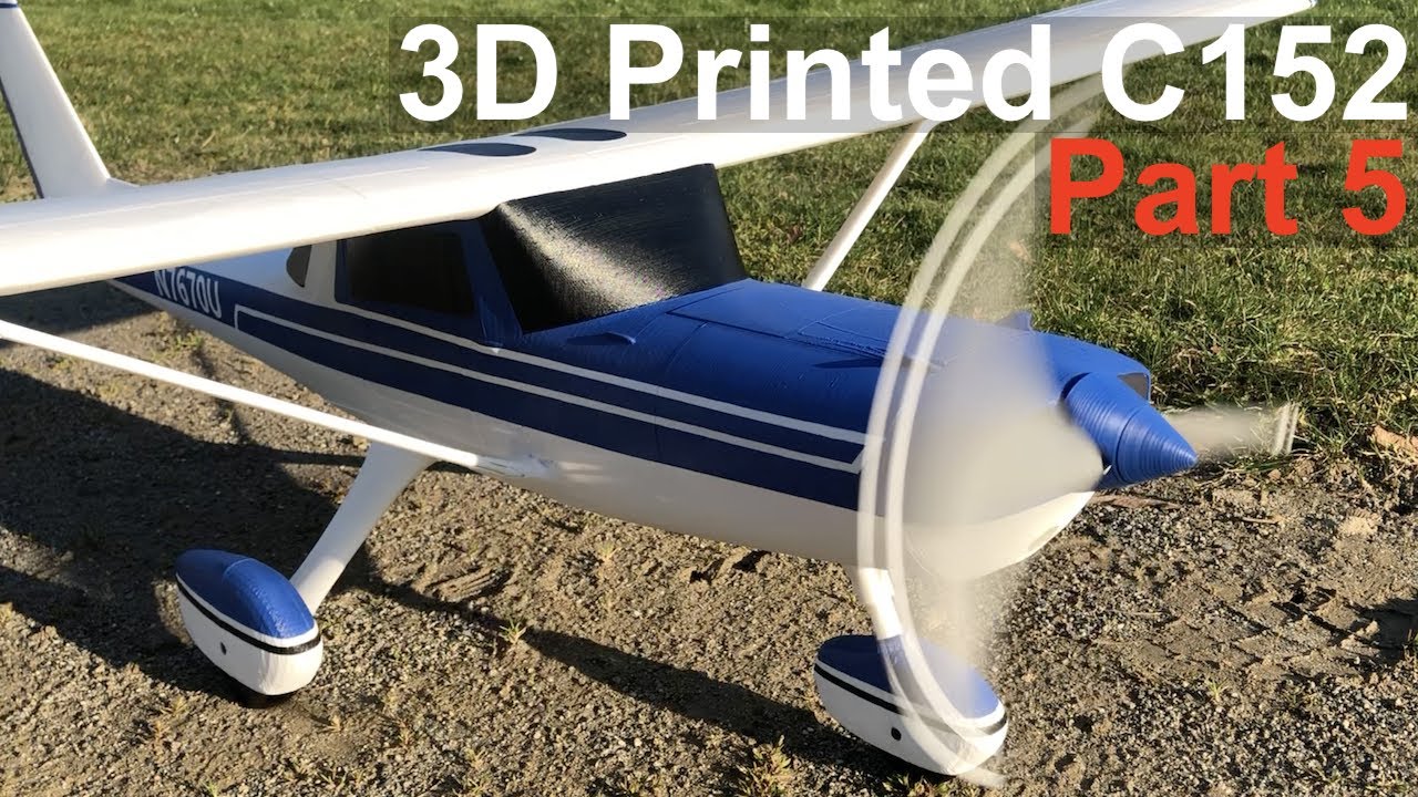 loi bai hat gia dinh phep thuat 3D Printed Airplane C152 Part 5 - ADD POWER & TAXI
