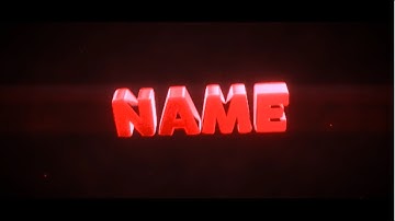 FREE RED BLENDER INTRO TEMPLATE #85 [AWESOME]