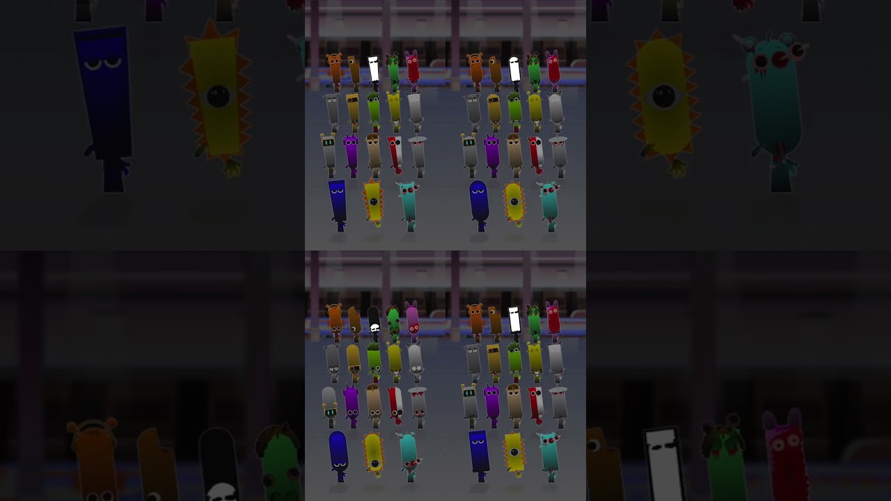 Kany學韓文Challenge but Horror Weird Sprunki